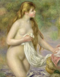 Bather with long hair, c. 1895